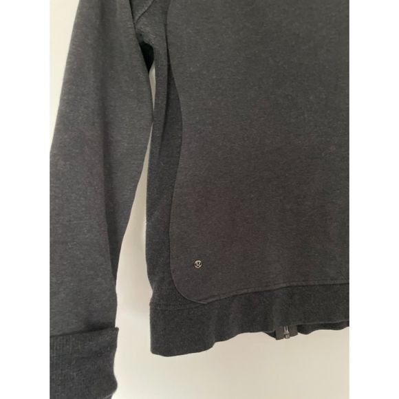 Lululemon Full Zip Jacket Size 6 could fit XS-Small Gray Active L10 - Picture 7 of 14